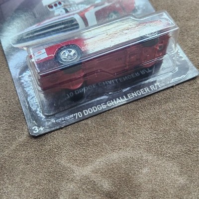Hot Wheels Mopar 70 Dodge Challenger R T Red Drag Racing Art Card