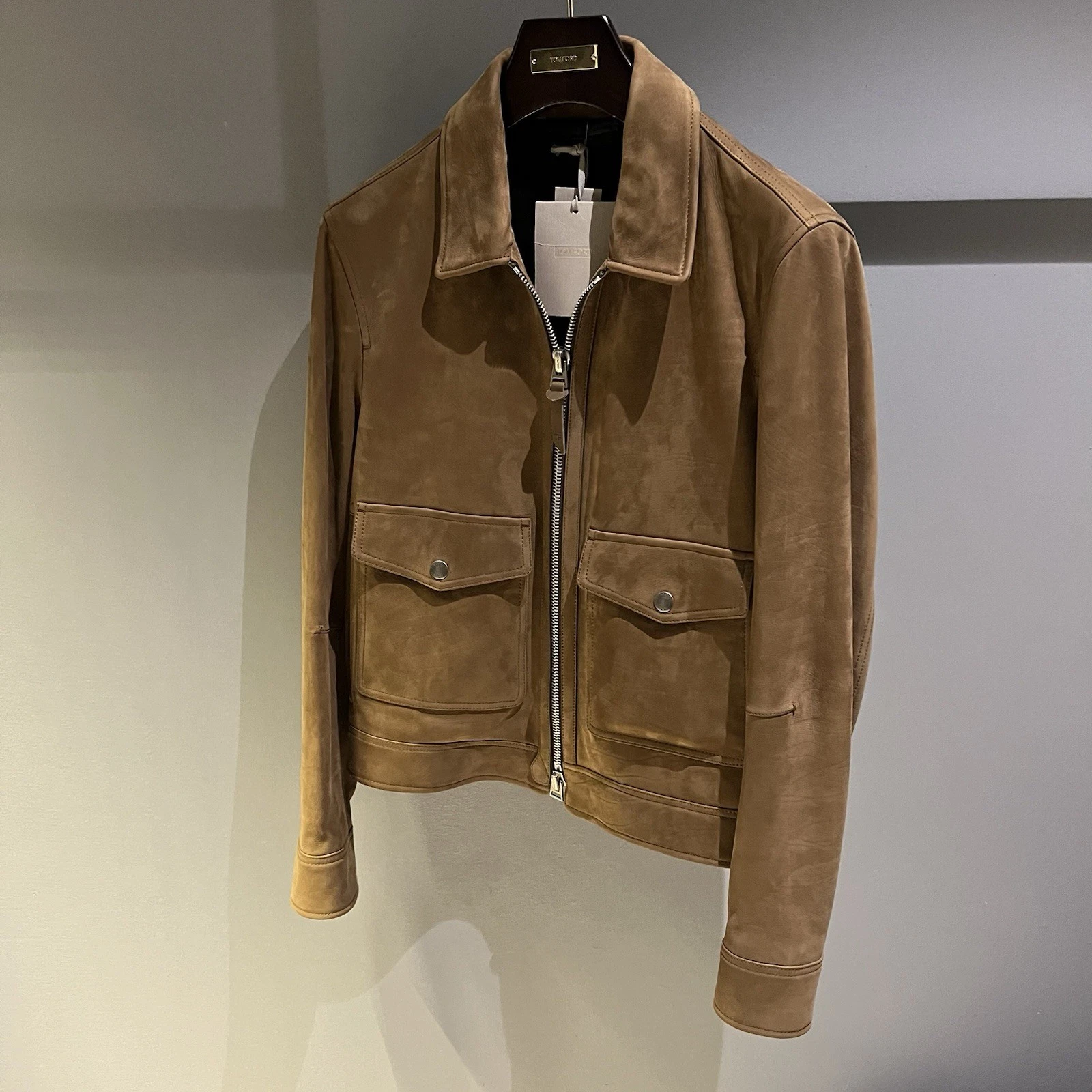 Tom Ford — Tom Ford Suede Leather Jacket In Medium And Large And XXL