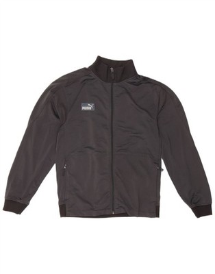 Puma Jungen Trainingsanzug Oberteil Jacke 15-16 Jahre Grau Polyester PG02