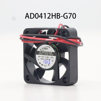 New original ADDA Silent Cooling Fan AD0412HB-G70 DC 12V 0.10A 40*40*10MM 2-wire