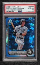 2022 Bowman Sapphire Edition Chrome Prospects Colson Montgomery PSA 10 7lm