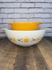 Pyrex Town & Country 444 And Orange/gold 442 Cinderella Bowls Excellent!