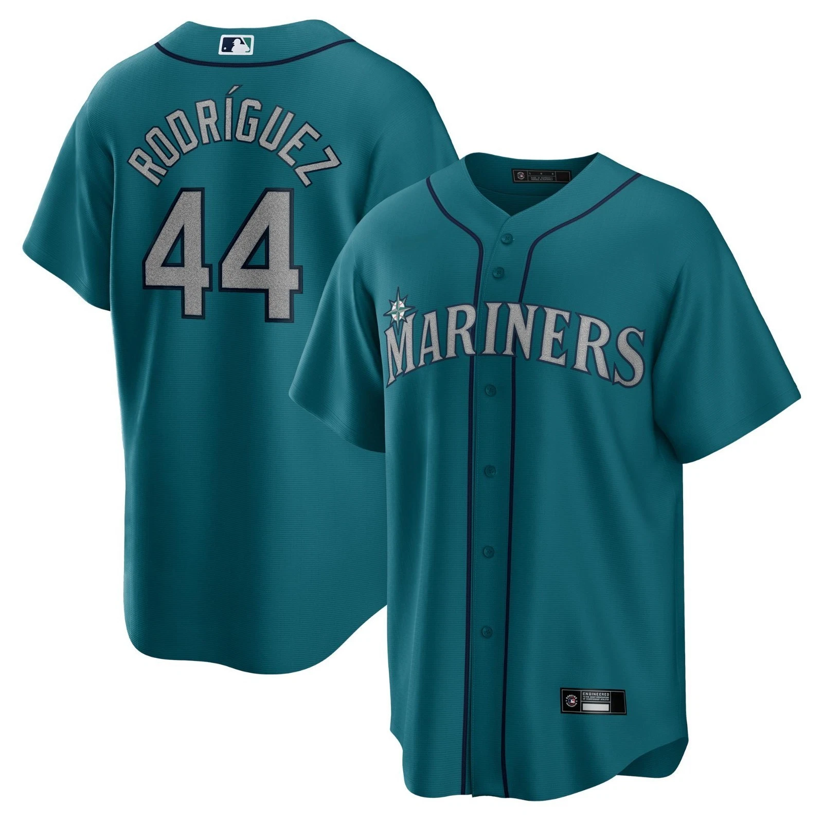 new limited edition sailors jersey with tag - #44 Julio Rodríguez Teal Printed
