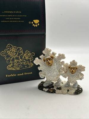 RARE Boyds Bears & Friends Farkle And Frost Winter Stroll Exclusive Original Box