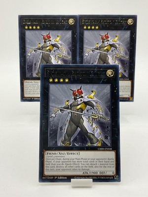 Yu-Gi-Oh! Evilswarm Exciton Knight CRBR-EN048  Rare 1st Ed. X3 (Playset)