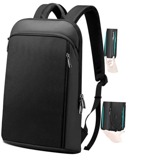 Slim Expandable Anti Theft Laptop Backpack Fits 15 15.6 16 Inch Laptops Db01k02
