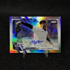 2021 Topps Chrome Update Chapman Autograph Card