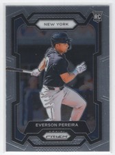 #185 2024 Prizm BASE Everson Pereira RC Yankees