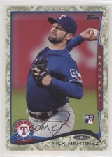 2014 Topps Update Camo 80/99 Nick Martinez #US-304 Rookie RC i4v