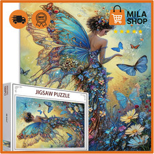 Blauer Schmetterling Wohnraumdekoration Kunst-Puzzle 1000 Teile