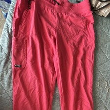 Grey's Anatomy Pink Scrub Pants Women's Size M Spandex Solid Medical Industry