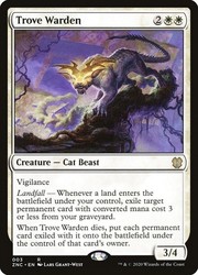 Trove Warden #3 Commander: Zendikar Rising Rare