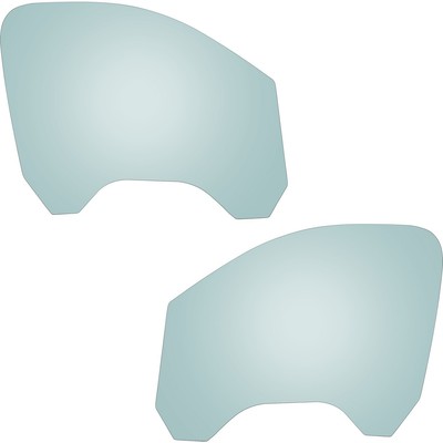 Door Glasses Set of 2 Front Driver & Passenger Side for Chevy Left Right Pair