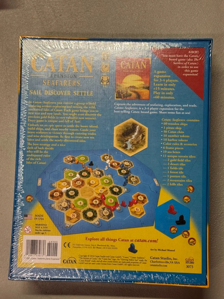 Juego de Mesa Catan Seafarers Nuevo Precintado ¡Nuevo! ¡Envío gratis! Foto 2 de 2