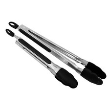 Oneida  Set of 2 Stainless Steel Locking Tongs