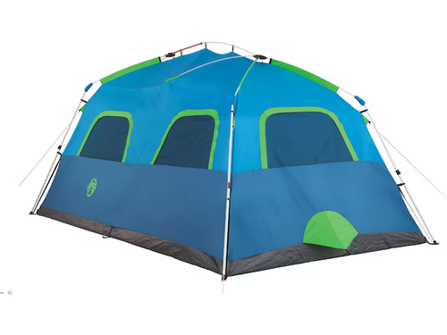 Tenda istantanea Coleman Signal Mountain Eight 8 persone 14' x 8' Weather Tec nuova con scatola