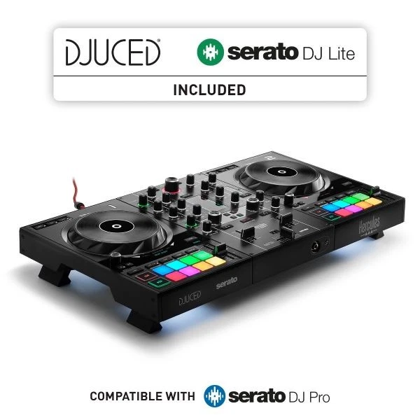 Hercules DJCONTROL INPULSE 500 Controller Dj due canali interfaccia audio USB - Immagine 4 di 4