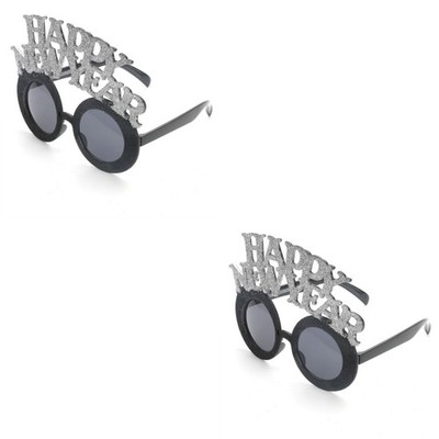 2 Pack Foto Booth Requisiten Frohes Neues Jahr Brillen Neujahrsbrille