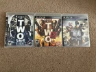 Army Of Two Complete Trilogy PS3 PlayStation 3 Lot Of 3 Complete With Manuals
