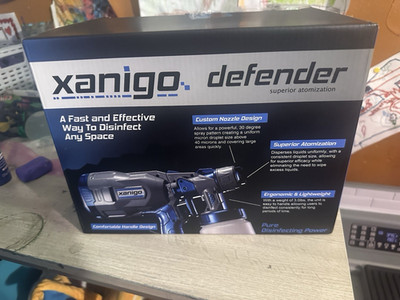 Xanigo Defender Electrostatic Disinfecting Sprayer Fogger, Superior Atomization