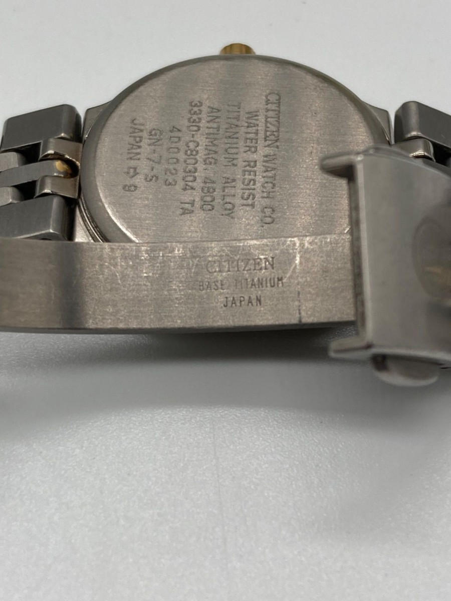 美品！CITIZEN EXCEED TITANIUM3330-C80304TA Citizen Exceed 3330 C80304TA Titanium Quartz Women's Watch
