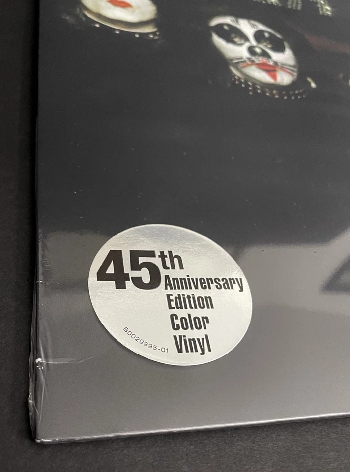 KISS ~ Self-Titled LP 45th Anniv. White & Black Color 180Gr Ltd Edition Sealed - Image 3 of 4