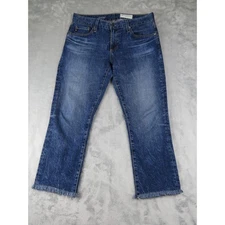 AG Adriano Goldschmied Nolan Ankle Jeans Women 27R Blue Relaxed Slim