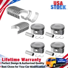 FOR 2007-200 TOYOTA CAMRY 2.4L 2AZFE Main & Rod Bearings + STD Piston Rings SET