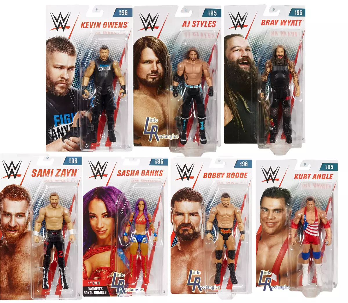 WWE Figures Basic Series 95 96 Mattel Brand New Sealed