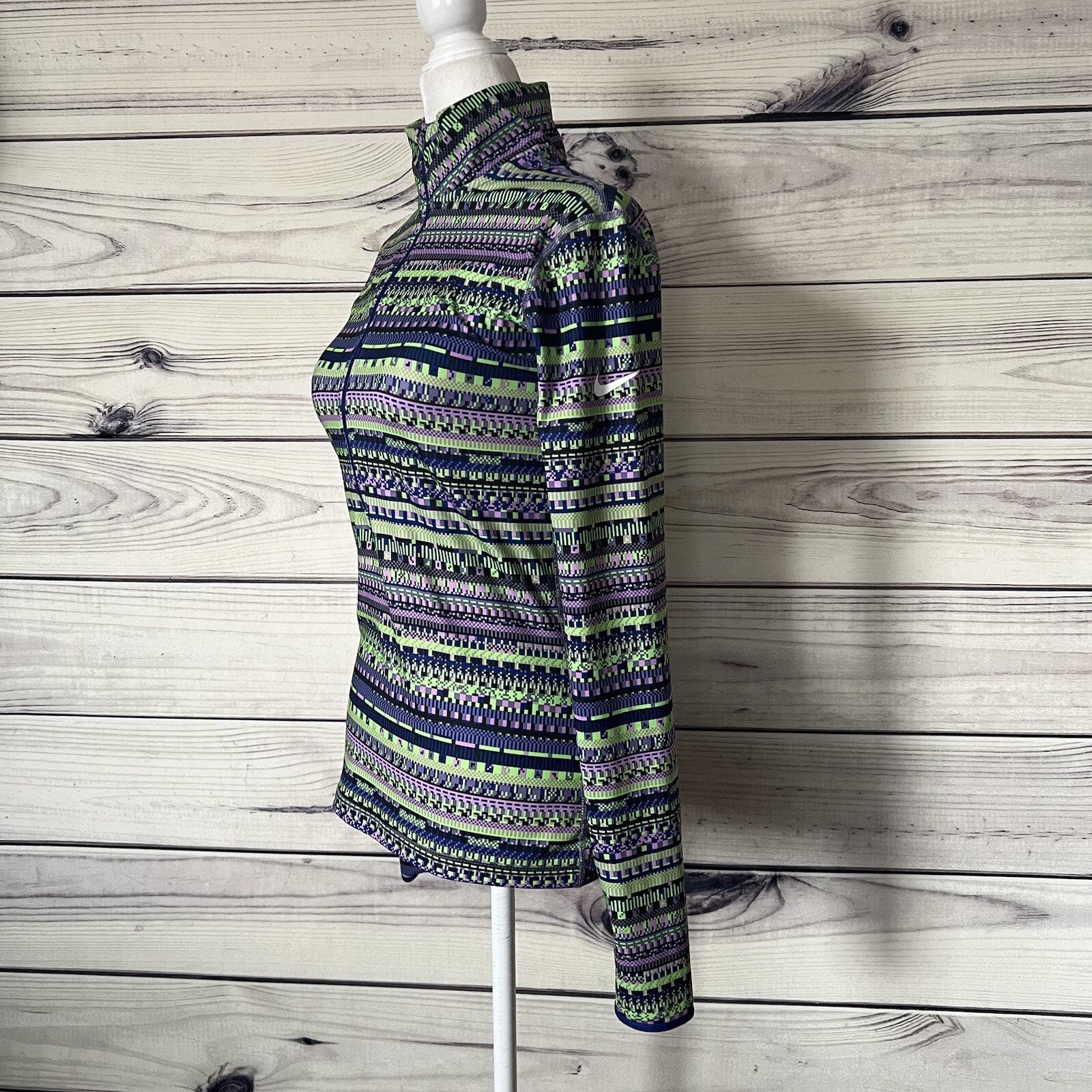 Nike Pro Warm Patterned Half Zip Jacket - image 6