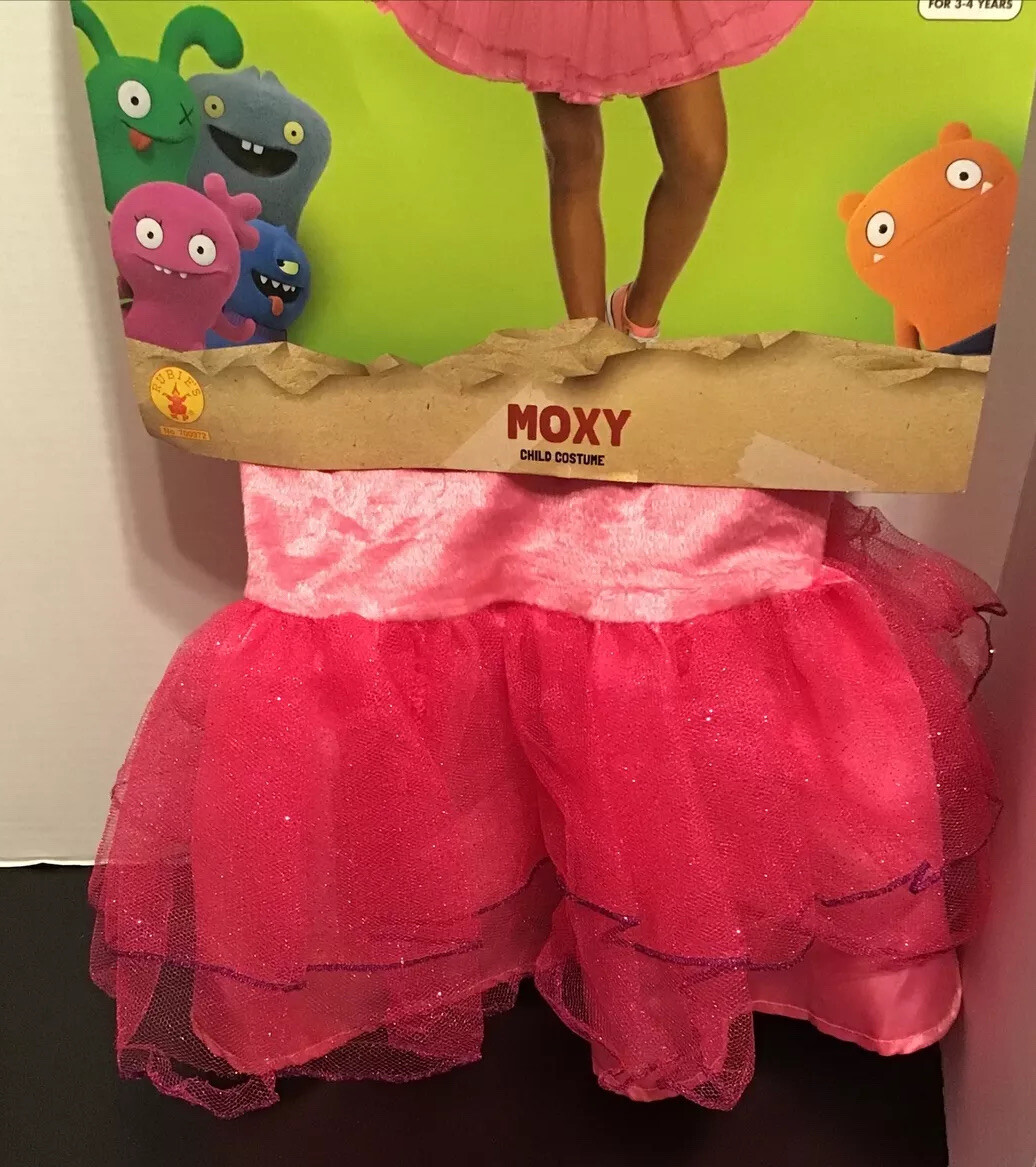 Defect Rip Halloween Costume Dressup Girls' UglyDolls Moxie Tutu Pink