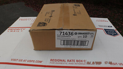 Box Of (10) GE 71436 GEC340MAX-A CFL 120-277V 2 OR 3 LAMP PL-L 40 BALLAST