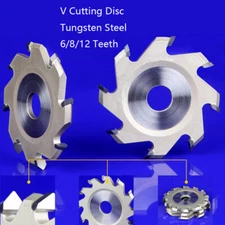 6/8/12T Alloy Circular Saw Blade Carving Aluminum Composite Panel V Cutting Disc