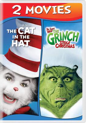 Dr Seuss The Cat in the Hat and How The Grinch Stole Christmas DVD Collection