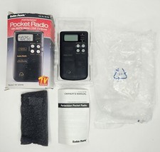 RadioShack Pocket Radio Portavision 12-174 AM/FM owners Manual Original Box