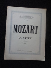 Mozart Quartet in D Major K.575 Augener's Edition