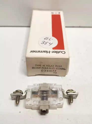 NEW OLD STOCK! EATON CUTLER-HAMMER 600V NO TYPE M RELAY LATCH ATTACHMENT D26MPF