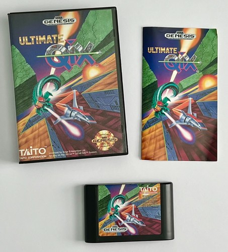Sega Genesis Ultimate Qix Complete with Manual and Case