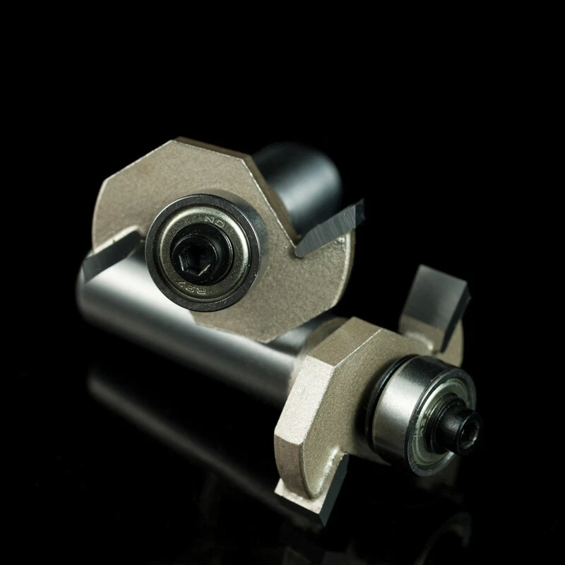 TCT T Slot Cutter Slotting Rabbeting Bearing Guided Router Bit 1/2" 1/4" Shank - Image 3 of 4