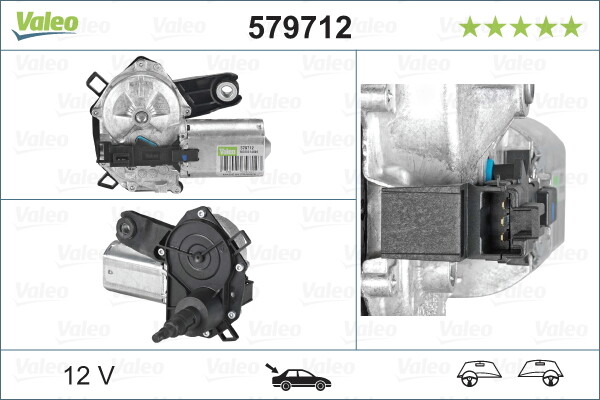 579712 VALEO Wiper Motor for CITROËN,PEUGEOT,TOYOTA