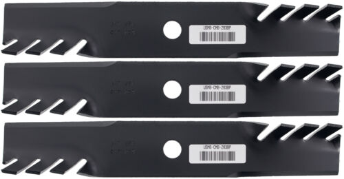 3 USA Mower Blades® Commercial Toothed for Encore® 363046, 363291 36" 52" Deck