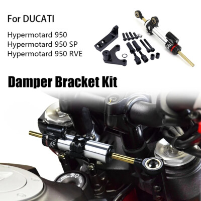 For Ducati Hypermotard 950 SP RVE Motorcycle Steering Damper Bracket 2019-2023