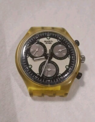 SWATCH Uhr Chrono FUMO DI LONDRA SCK105 ''Ohne Armbänder''