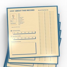 12 Inch Album Jackets 400GSM Cardboard Vinyl Record Jackets Blank Cardboard J...