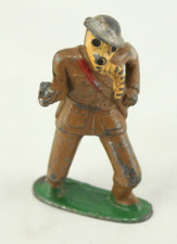 Manoil Toy Soldier Dinestore Lead Gas Mask Missing Handgun