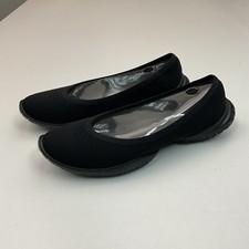 Lissom Flyte Women Black Sole Slip On Comfort Ballet Flats - US 8.5