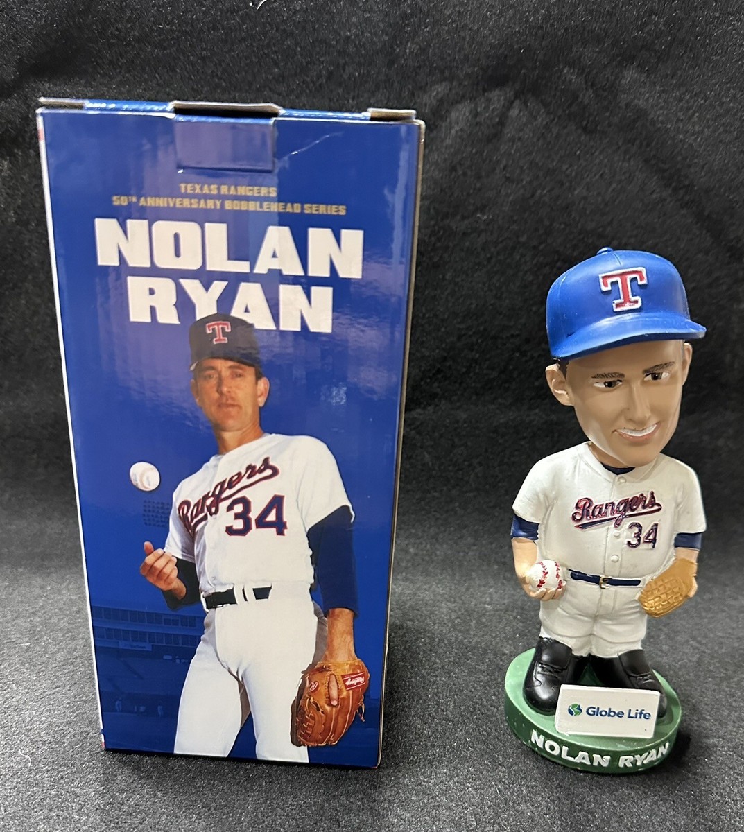 2022 Texas Rangers 50th Anniversary Nolan Ryan Bobblehead