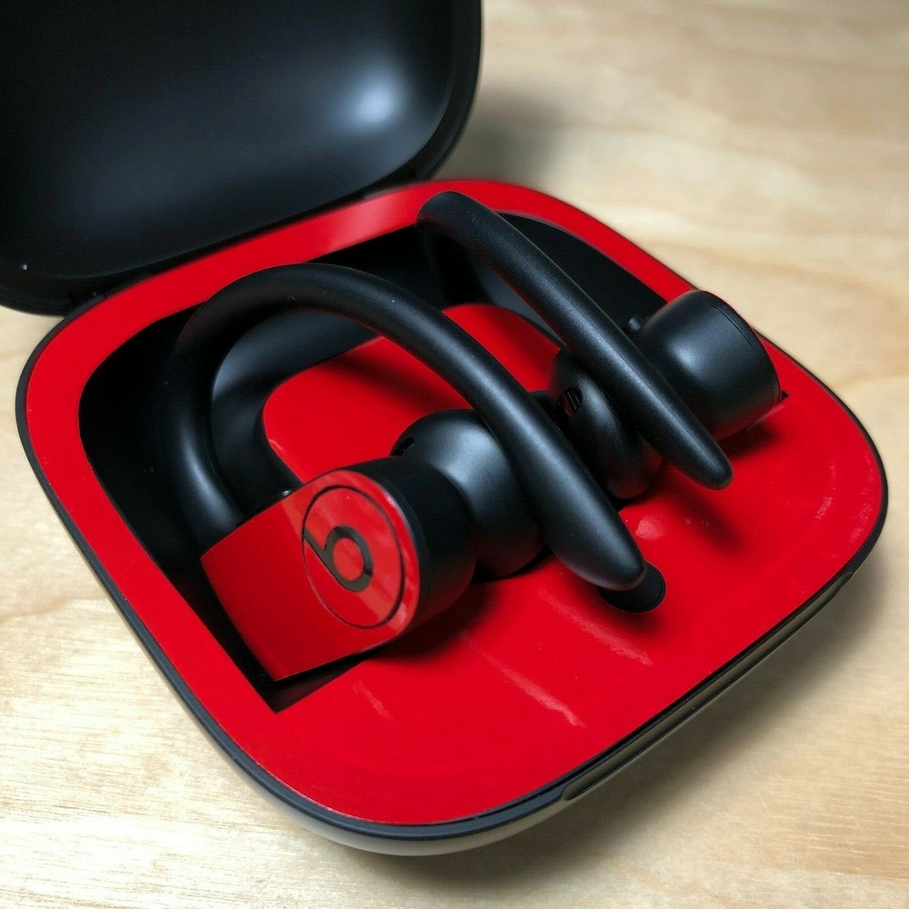 Red Full Skin Sticker Vinyl Decal Made for Powerbeats Pro Case Beats by Dre