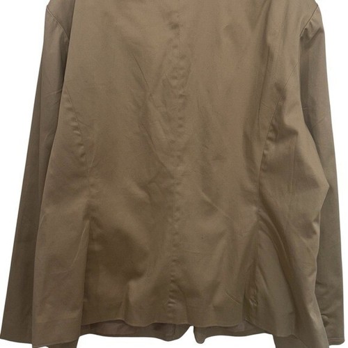 NEW Sandro Single Button Front Tan Colored Lightweight Blazer Women’s Size 2X - Picture 7 of 10