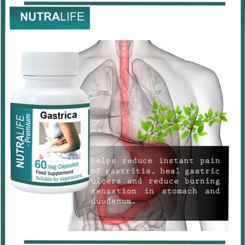 Geschwüre Magen natürlich 60 Kapseln Magengeschwüre Säurereflux Magenschmerzen 250mg - Bild 5 von 7